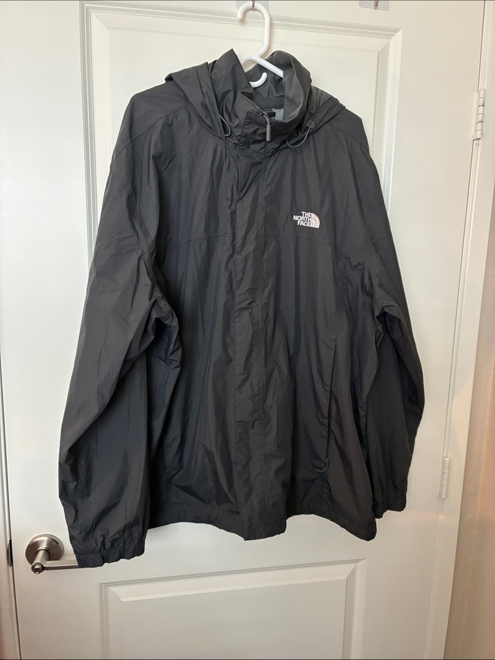 The North Face Black Men's Waterproof Hooded Rain Jacket